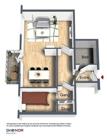 Plantegning Galleribilde