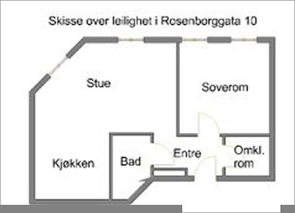 Planskisse Galleribilde