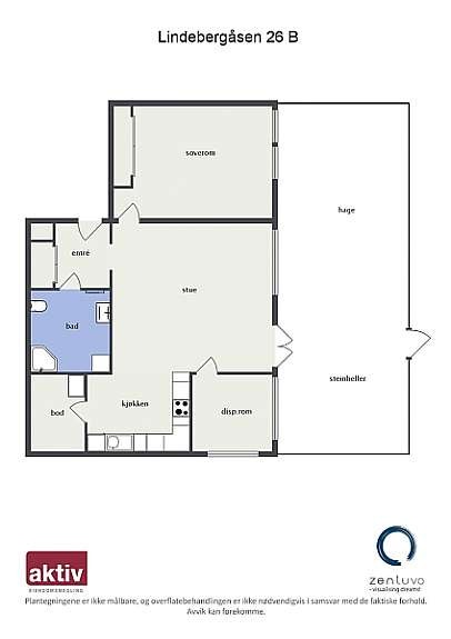 Plantegning Galleribilde