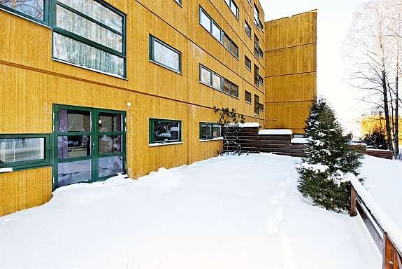 Hagen vender mot fredelig grøntareal Galleribilde