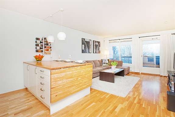 Stuen sett fra entreen Galleribilde