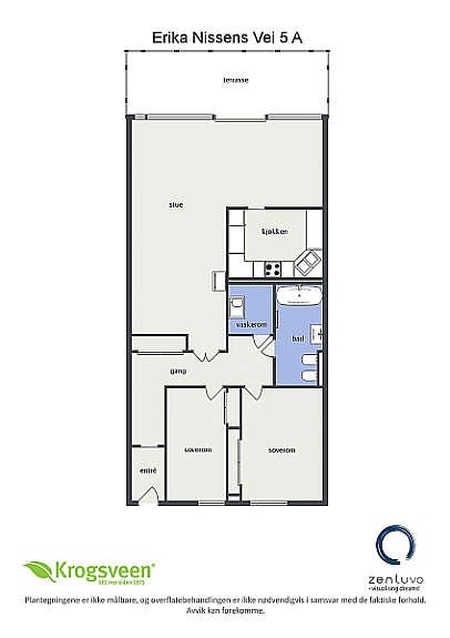 Floorplan letterhead - Erika Nissens Vei 5 A - Erika Nissens Ve Galleribilde