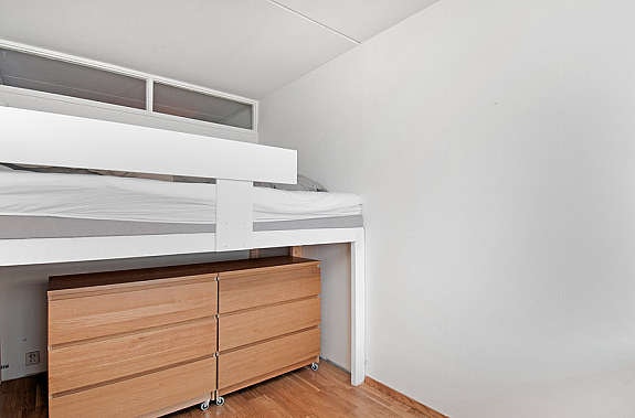 Soverom med hems Galleribilde