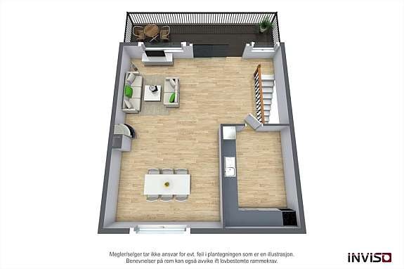 3d-plantegning 2. etasje Galleribilde