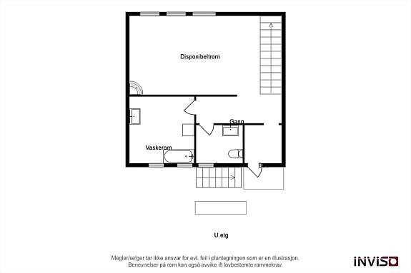 2d-plantegning kjelleretasje Galleribilde