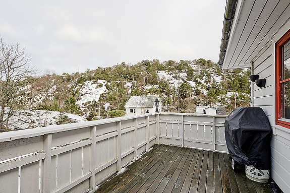 Terrasse med utgang fra stuen Galleribilde