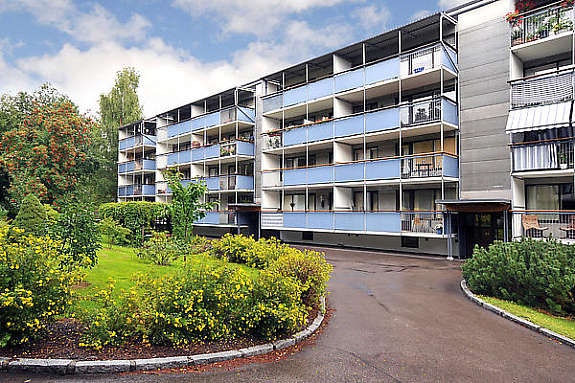 Fasade sommer Galleribilde