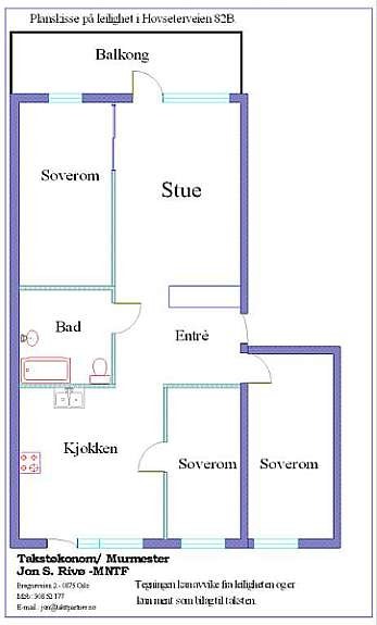 Plantegning Galleribilde