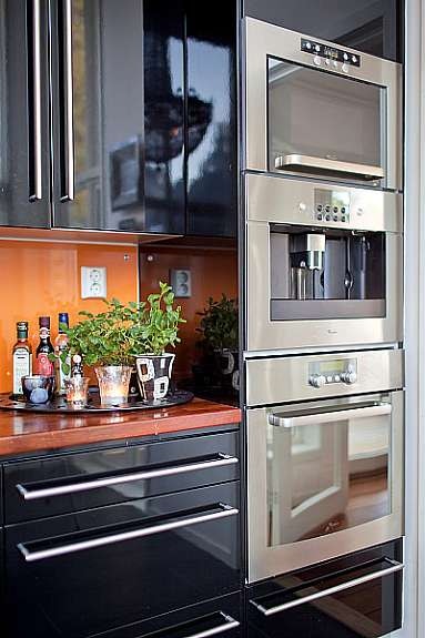 Detaljbilde fra lekkert kjøkken Galleribilde