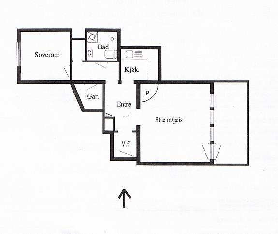 Plantegning Galleribilde