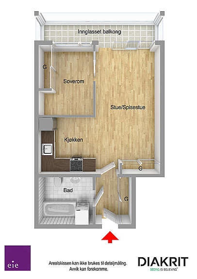 Plantegning Galleribilde