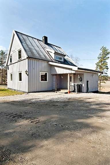 Fasade på bolighus. Galleribilde