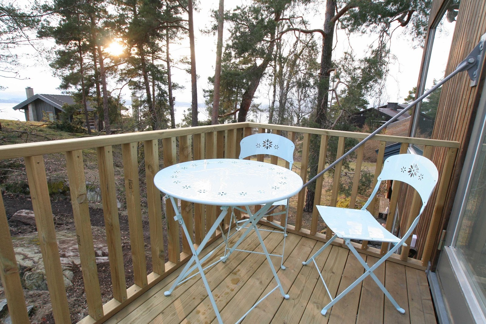 Vestvendt balkong Galleribilde