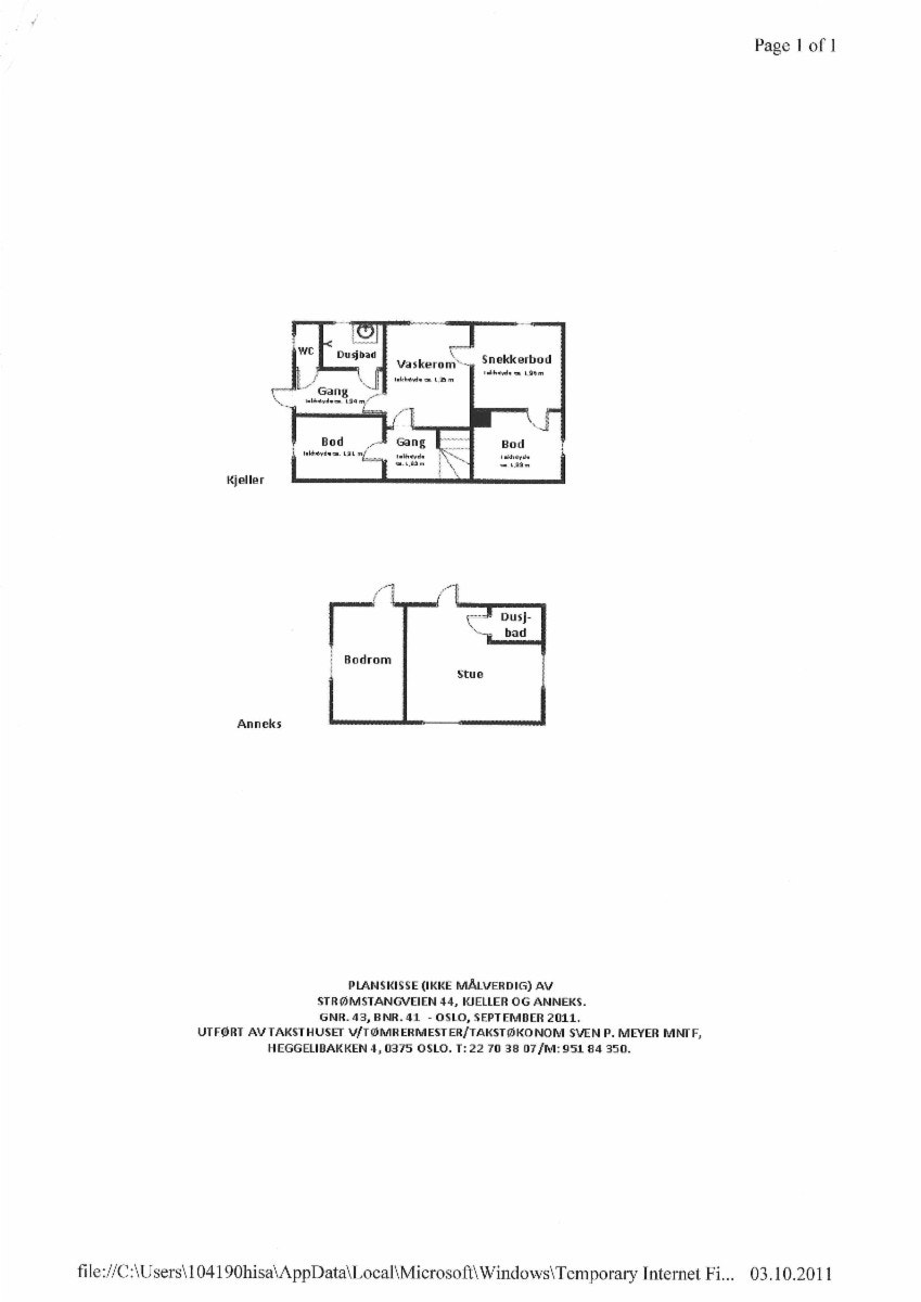 Kjeller og anneks Galleribilde