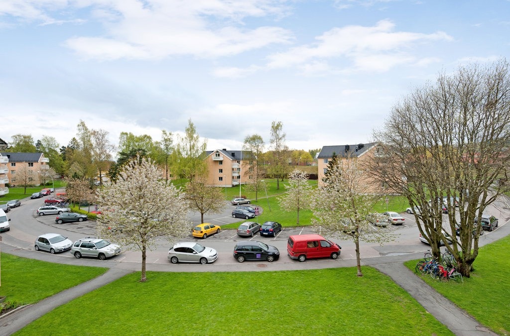 Utsikt fra balkong Galleribilde