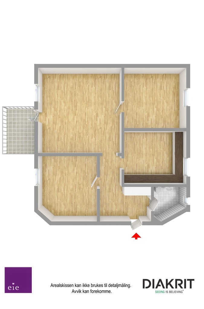 Plantegning Galleribilde