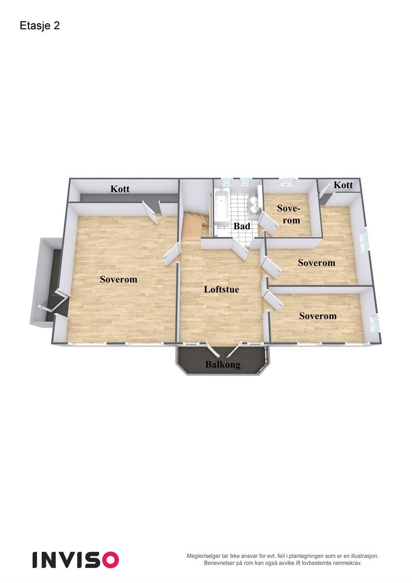 3D tegninger 2.etg Galleribilde