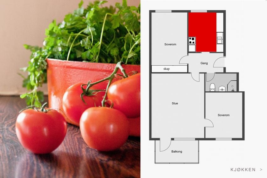 Separat kjøkken Galleribilde