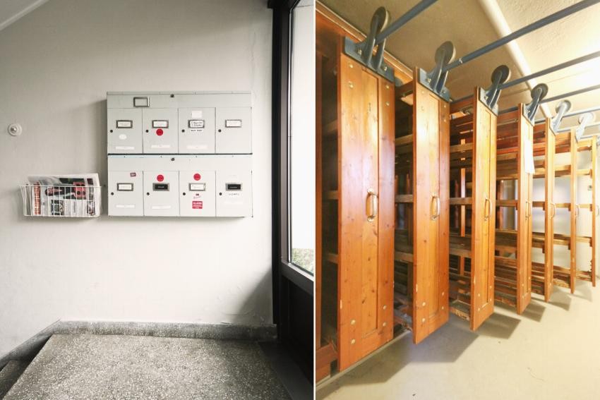 Trappen ned til kjelleren - Felles tørkerom Galleribilde