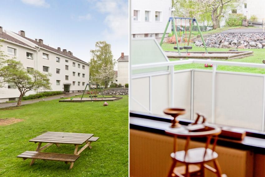 Barnevennlig med god oversikt til lekeplassen Galleribilde