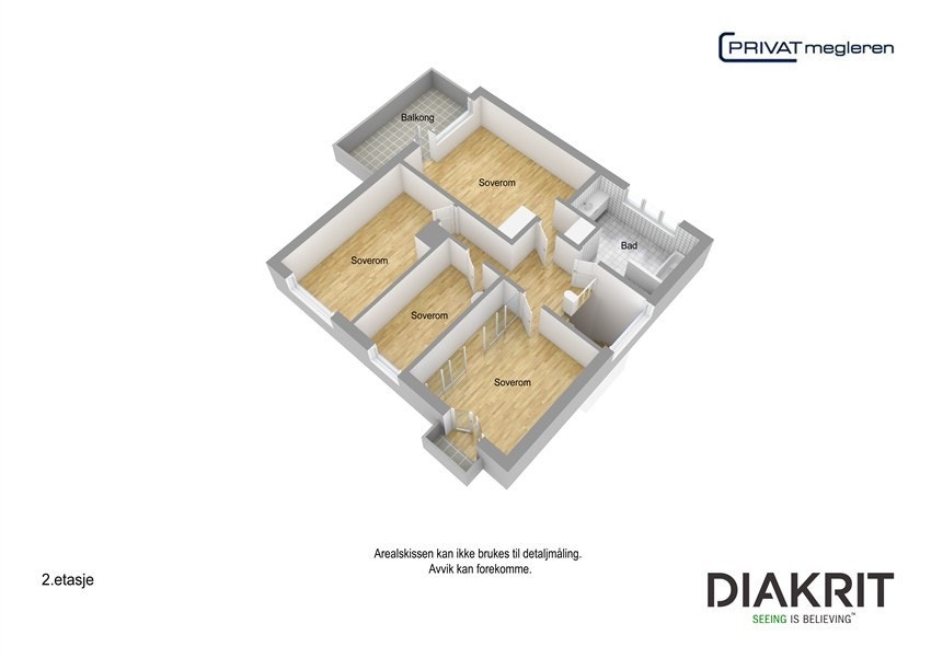 Plantegning 3.etasje Galleribilde