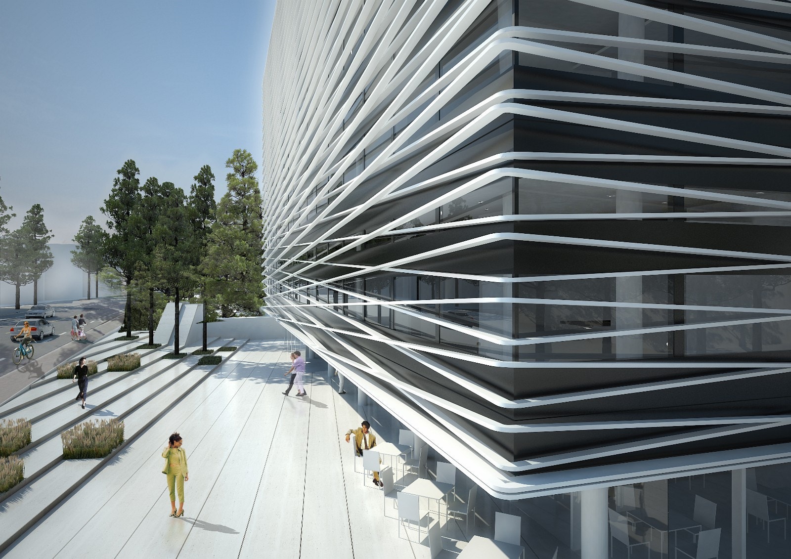 Fasade med god eksponering ut mot Østensjøveien. Galleribilde