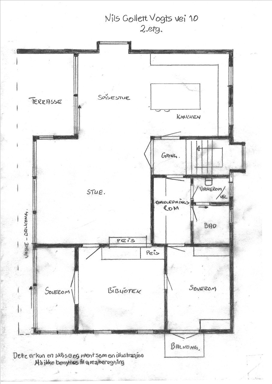 Planskisse 2.etg Galleribilde