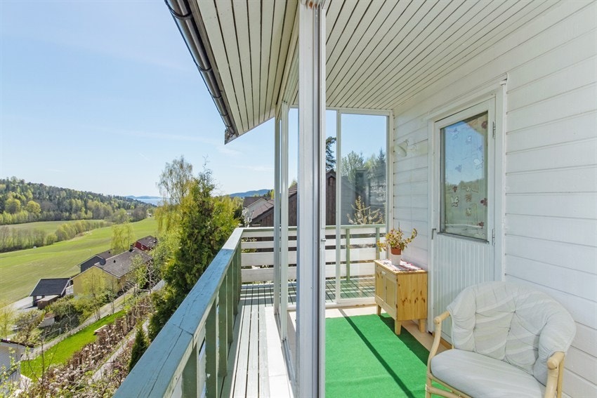 Innglasset terrasse Galleribilde