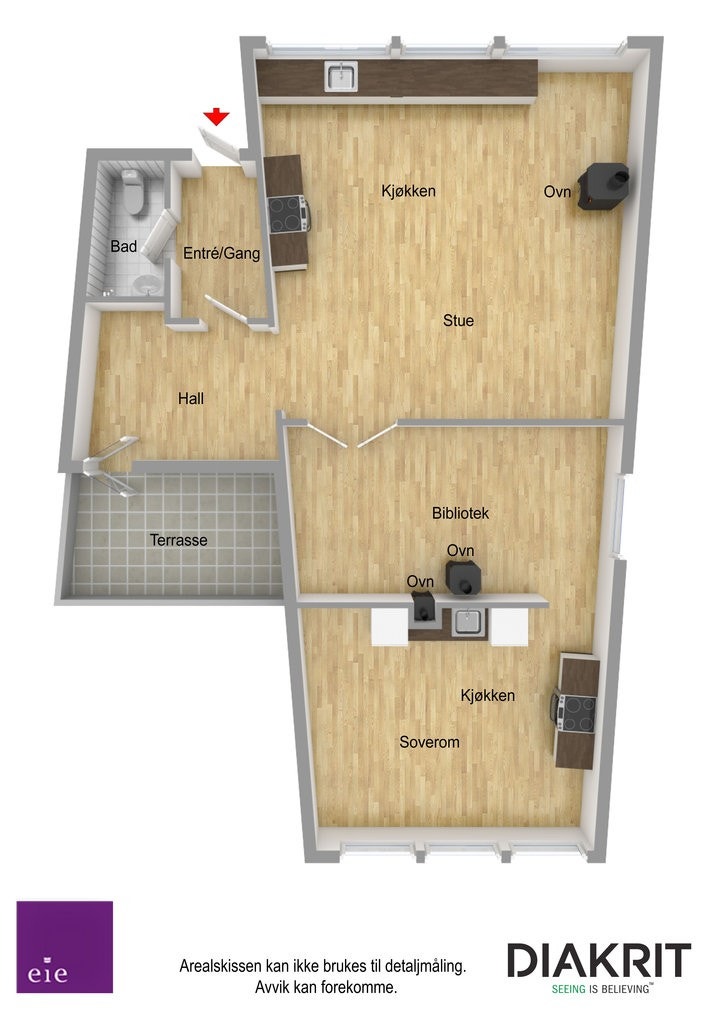 3d planskisse Galleribilde