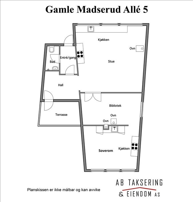 Planskisse Galleribilde