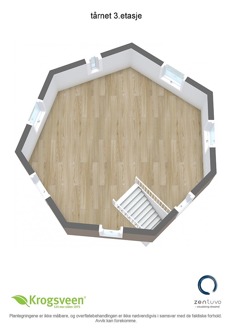 3D-letterhead-taarnet 3.etasje Galleribilde