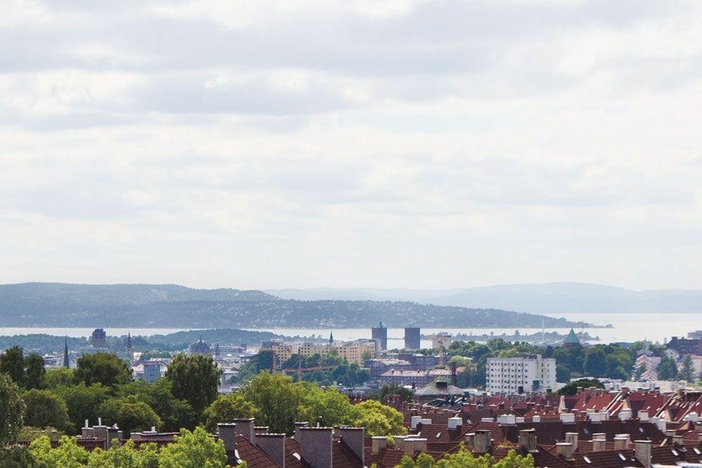 Utsikt fra leiligheten. Galleribilde