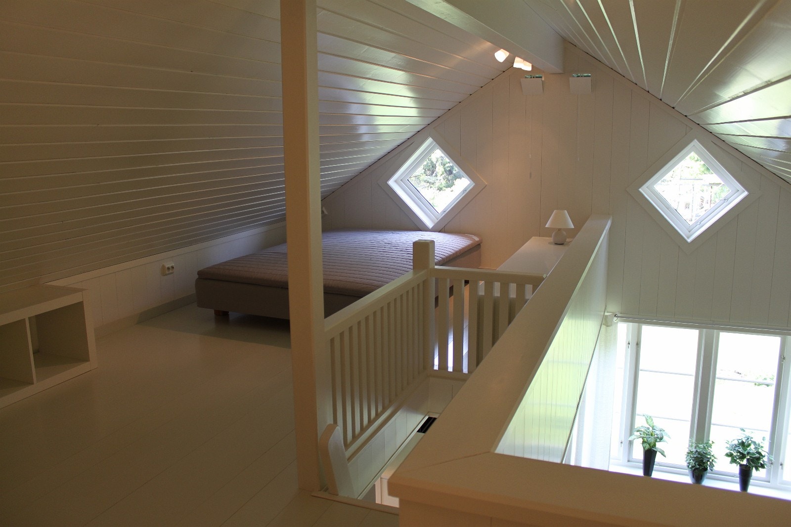 Sovehems fra skrivebordskrok Galleribilde