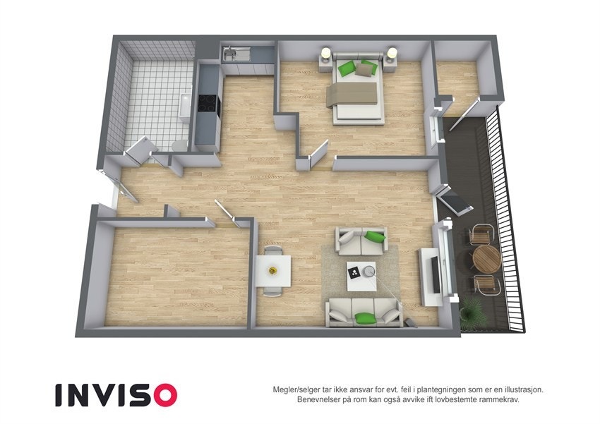 1 og 3dplan Galleribilde