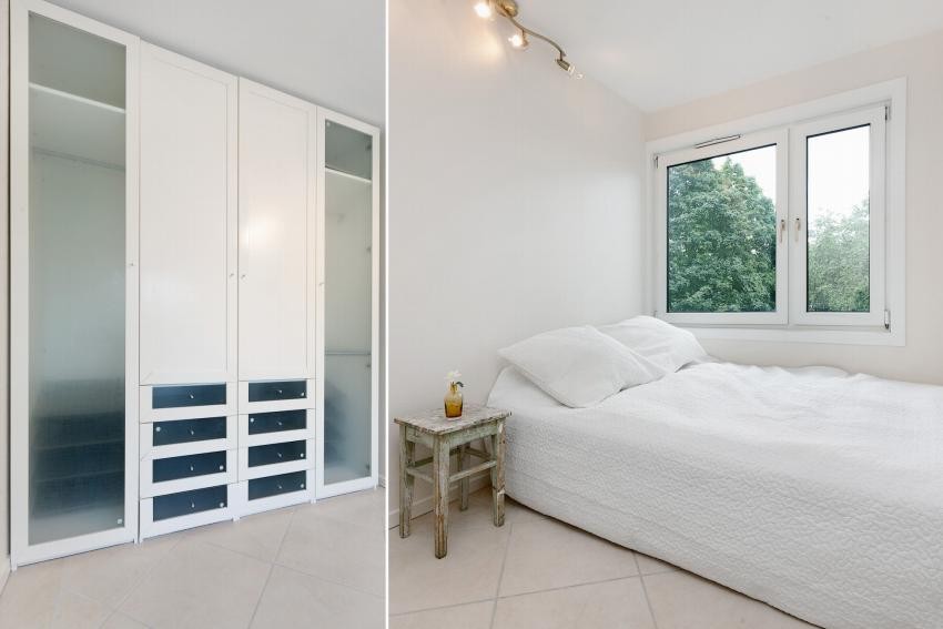 Det er god garderobeplass på soverommet Galleribilde