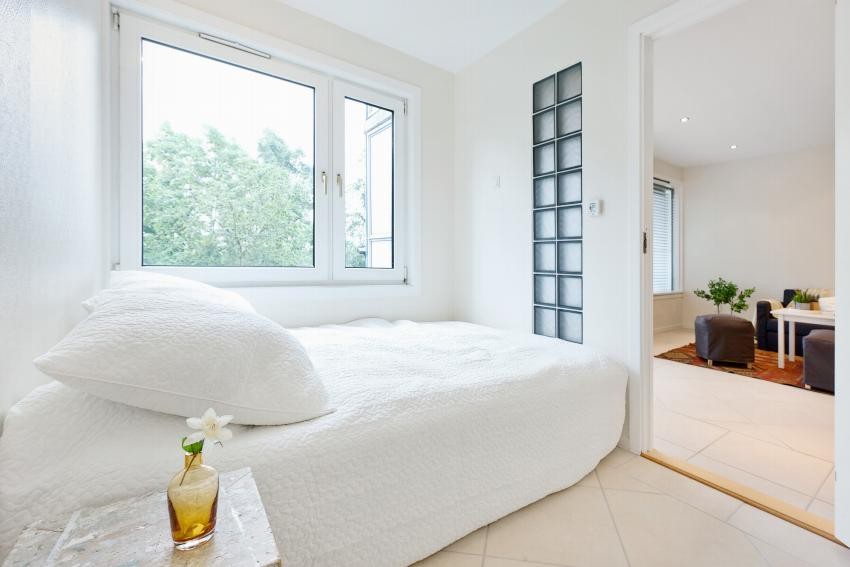 Soverommet med plass til dobbeltseng Galleribilde