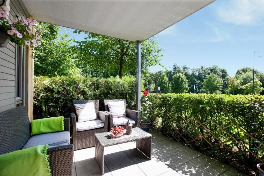 Den ene av de fine uteplassene Galleribilde