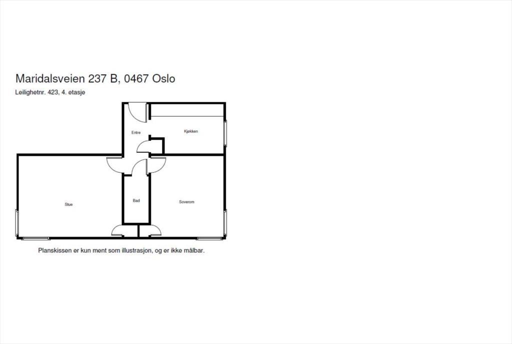 Planskisse Galleribilde