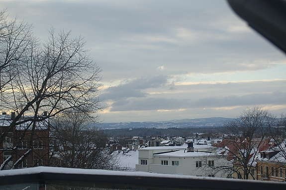 Utsikt fra terrasse Galleribilde