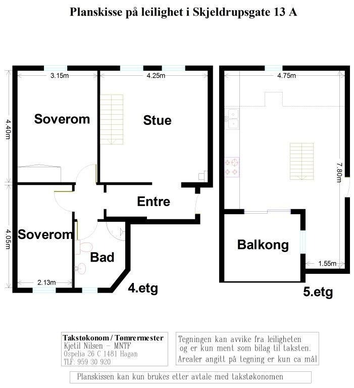 Planskisse Galleribilde