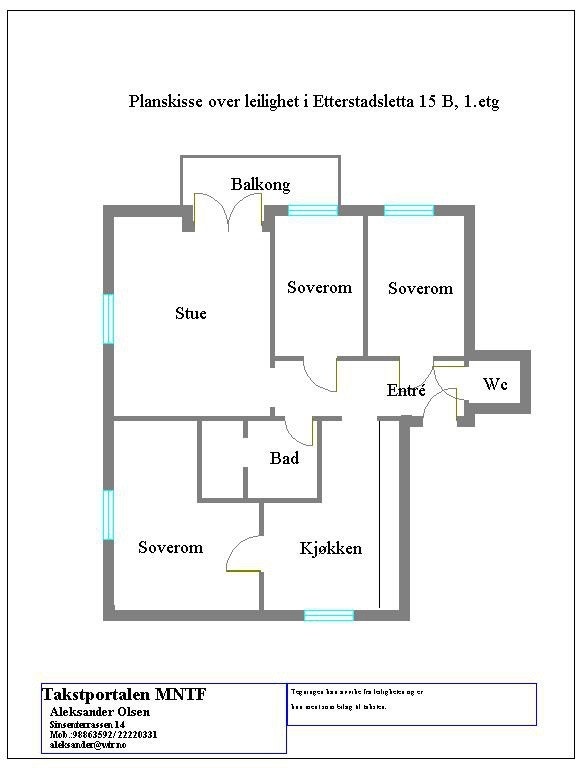 Plantegning Galleribilde