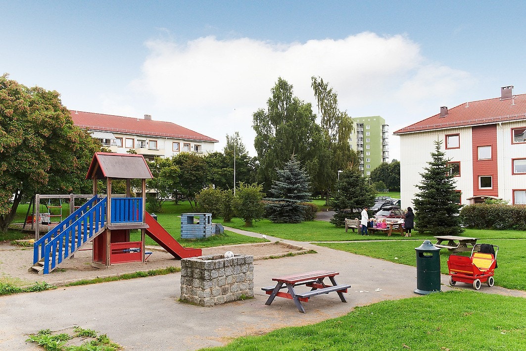 Lekeplass på borettslagets tomt Galleribilde