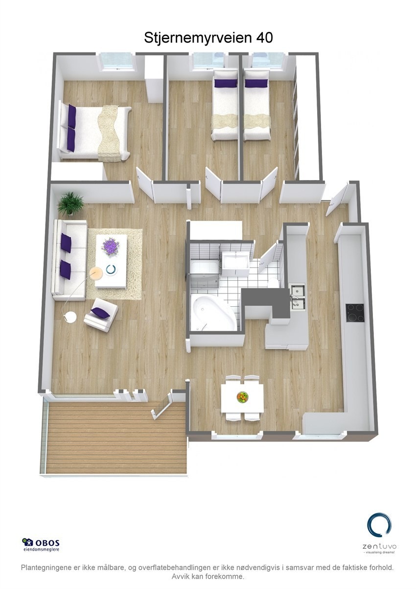 Plantegning Galleribilde