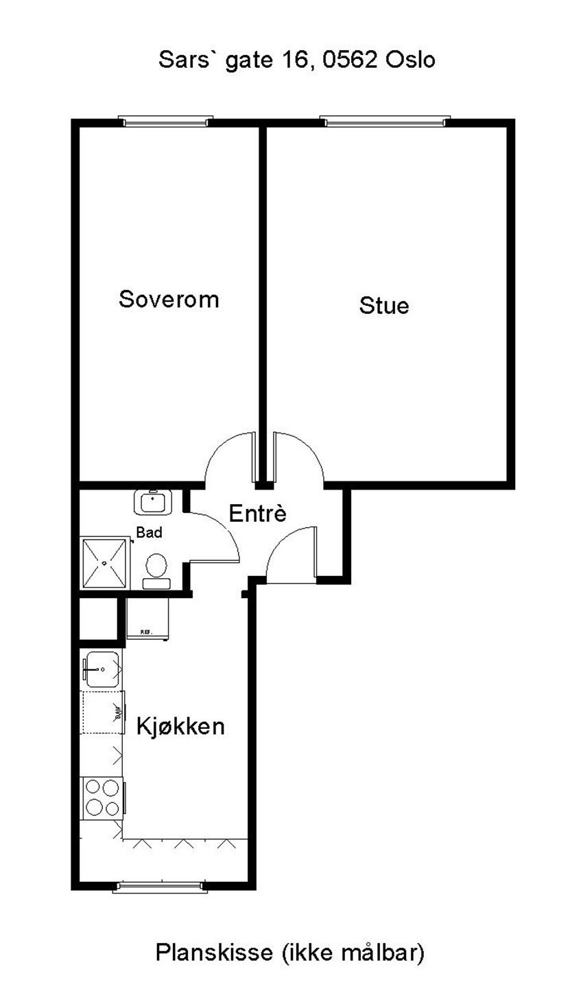 Sars` gate 16, 0562 Oslo Galleribilde
