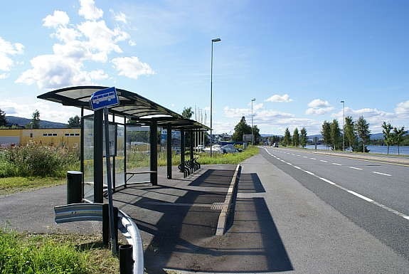 Nær expressbuss Galleribilde