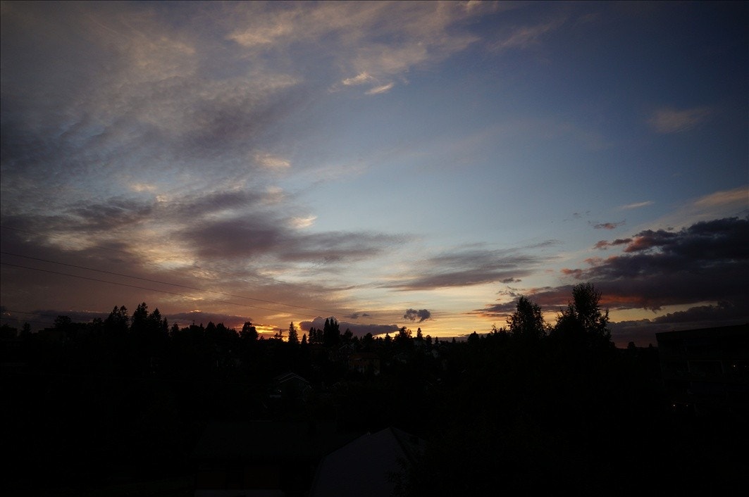 Nydelig utsikt fra balkongen Galleribilde