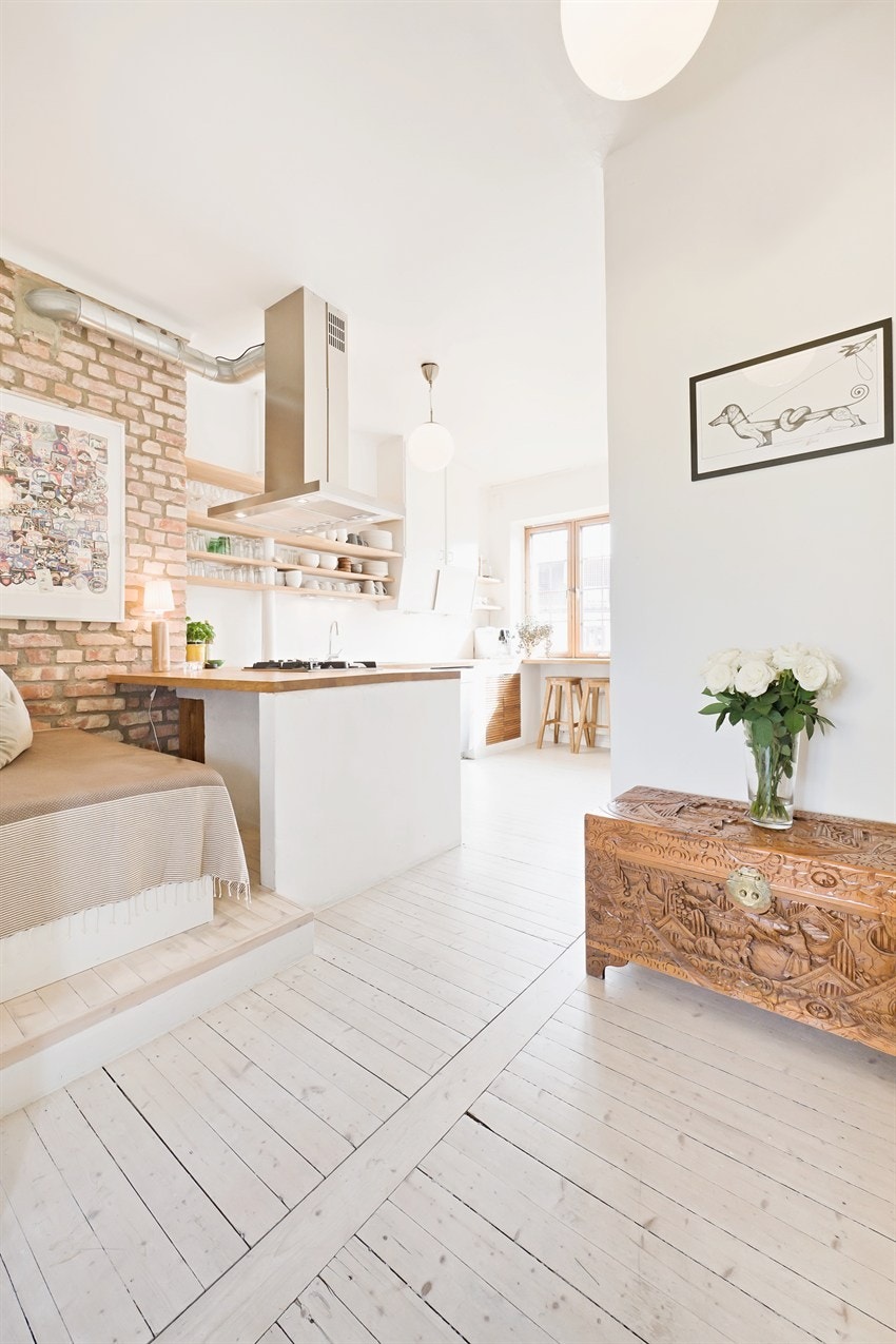 Kjøkken - spiseplass ved komfyr Galleribilde