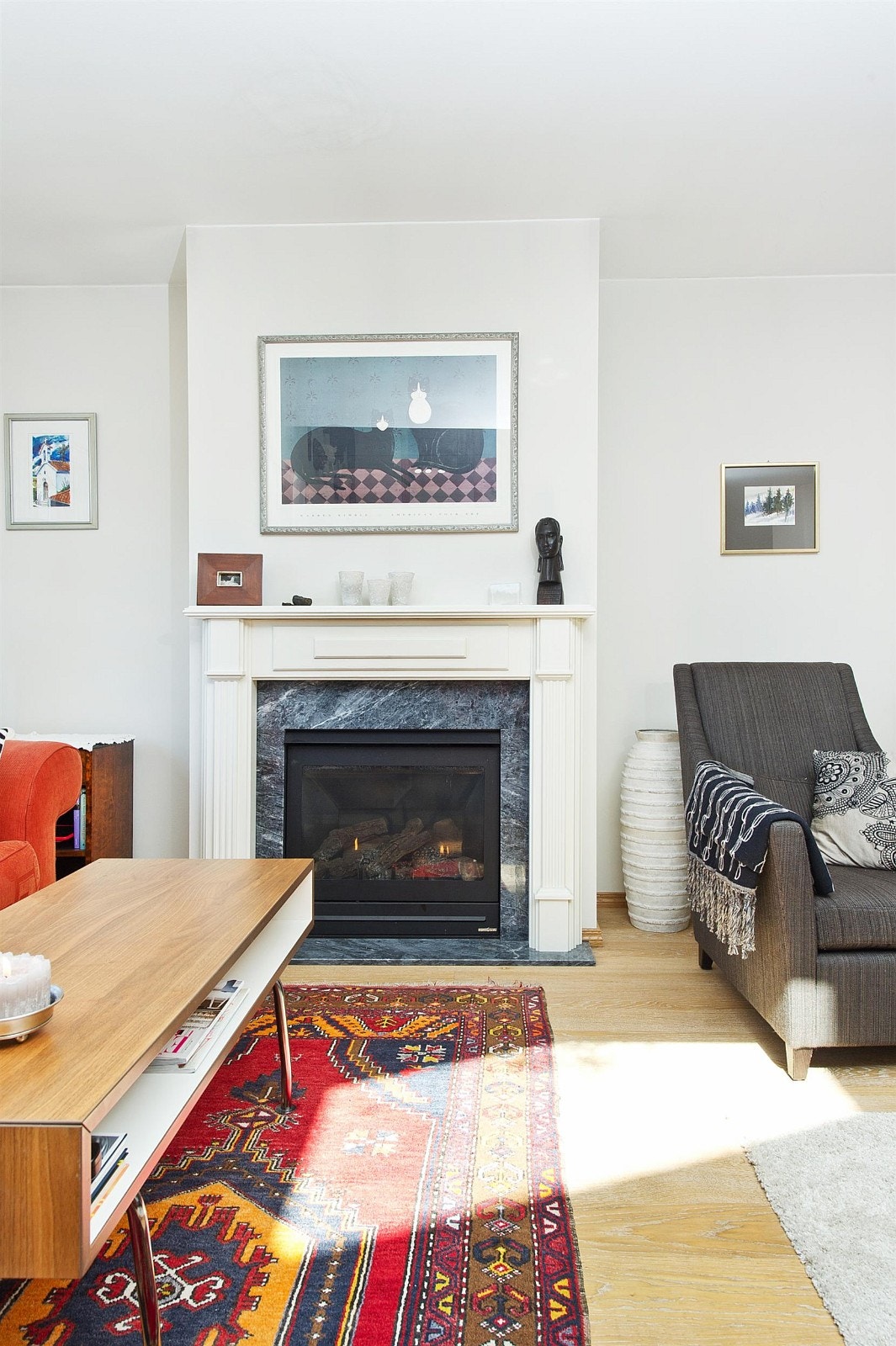 Koselig gasspeis med felles tank på tomta. Egen måler til leiligheten. Galleribilde