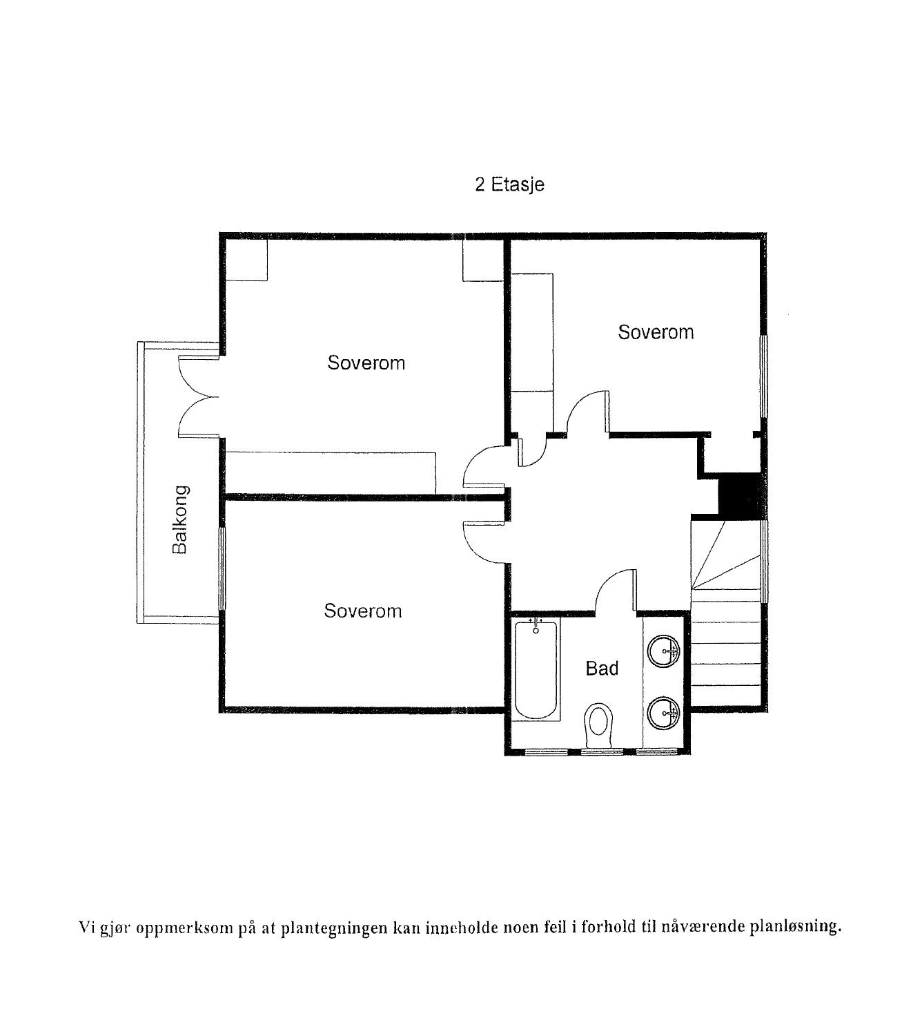 Planskisse Lofthusveien 61 - 2. etg Galleribilde
