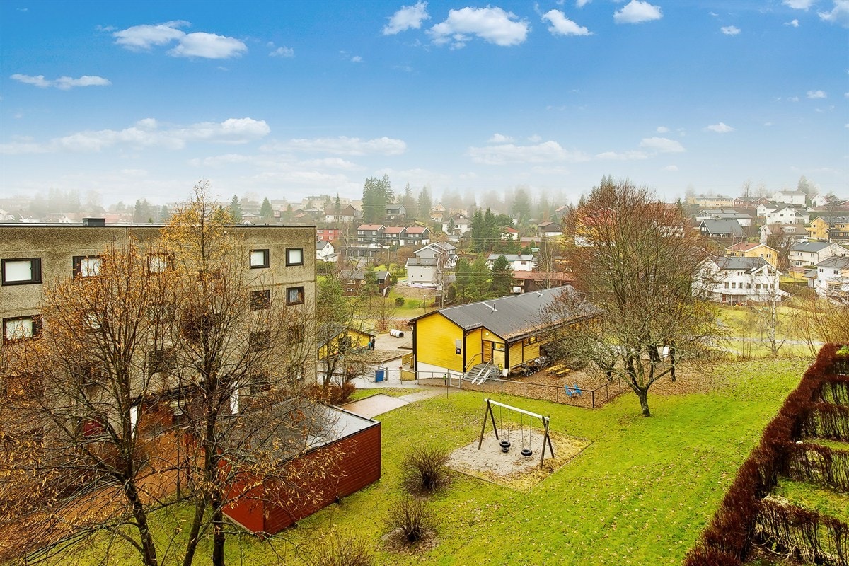 Utsikt fra balkong Galleribilde